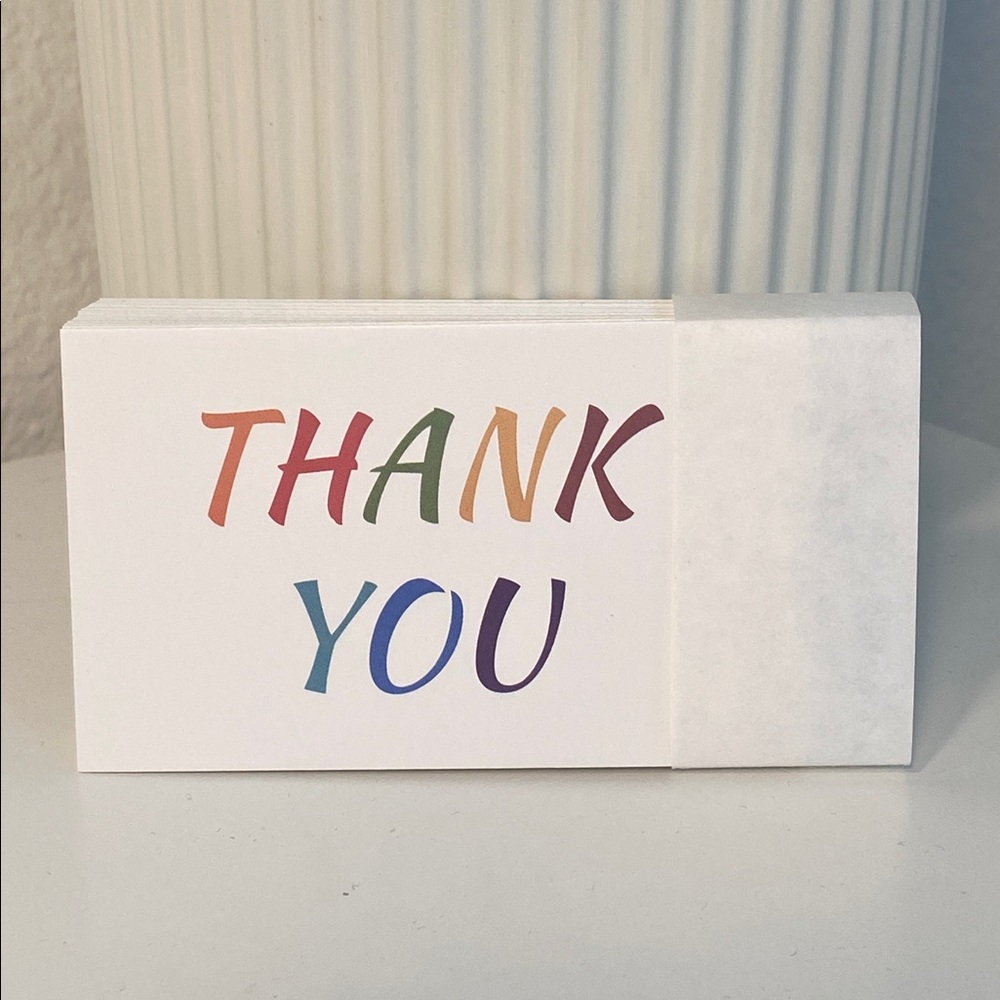 New 40 Mini “Thank You”  Cards Choice of Design - Picture 5 of 7